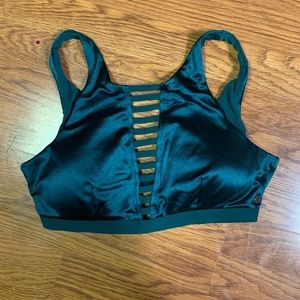 Calia by Carrie cage bikini swim top